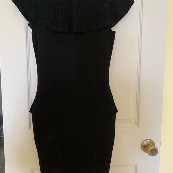 NWT Anthropologie tight black dress - Picture 6 of 8